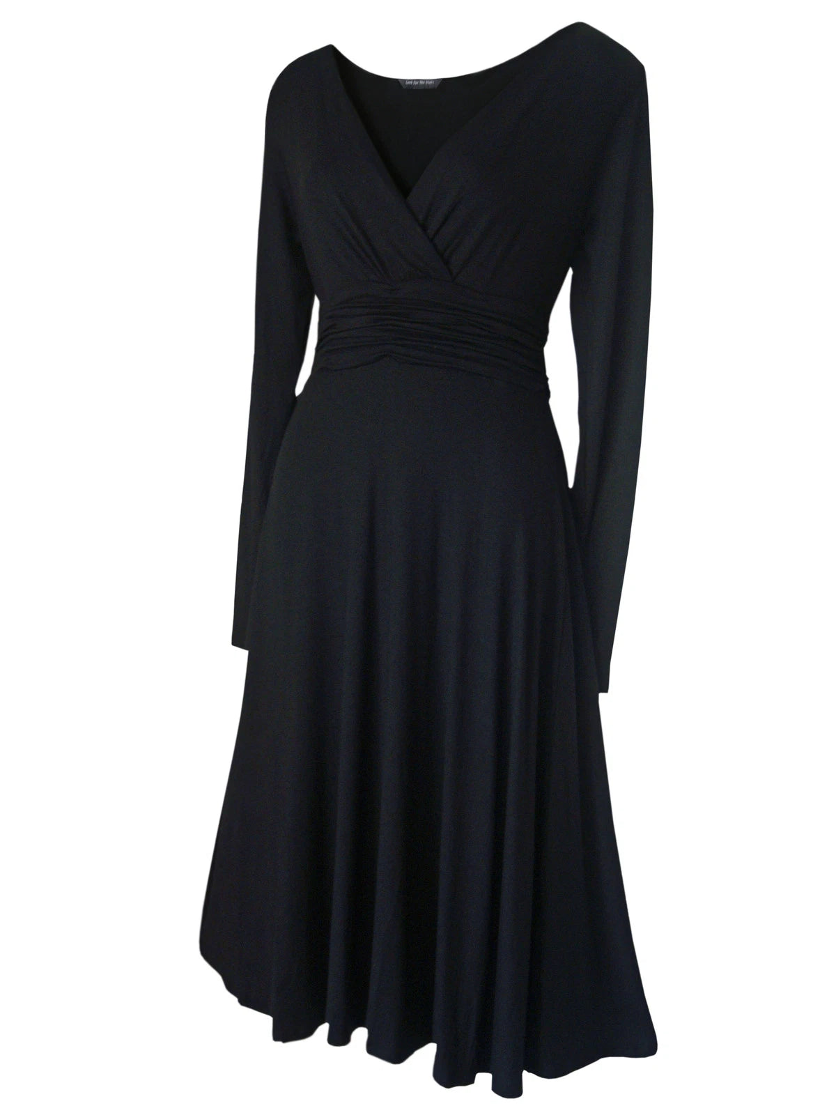 VINTAGE STYLE LONG SLEEVED CALF LENGTH EVENING FORMAL PARTY DRESS