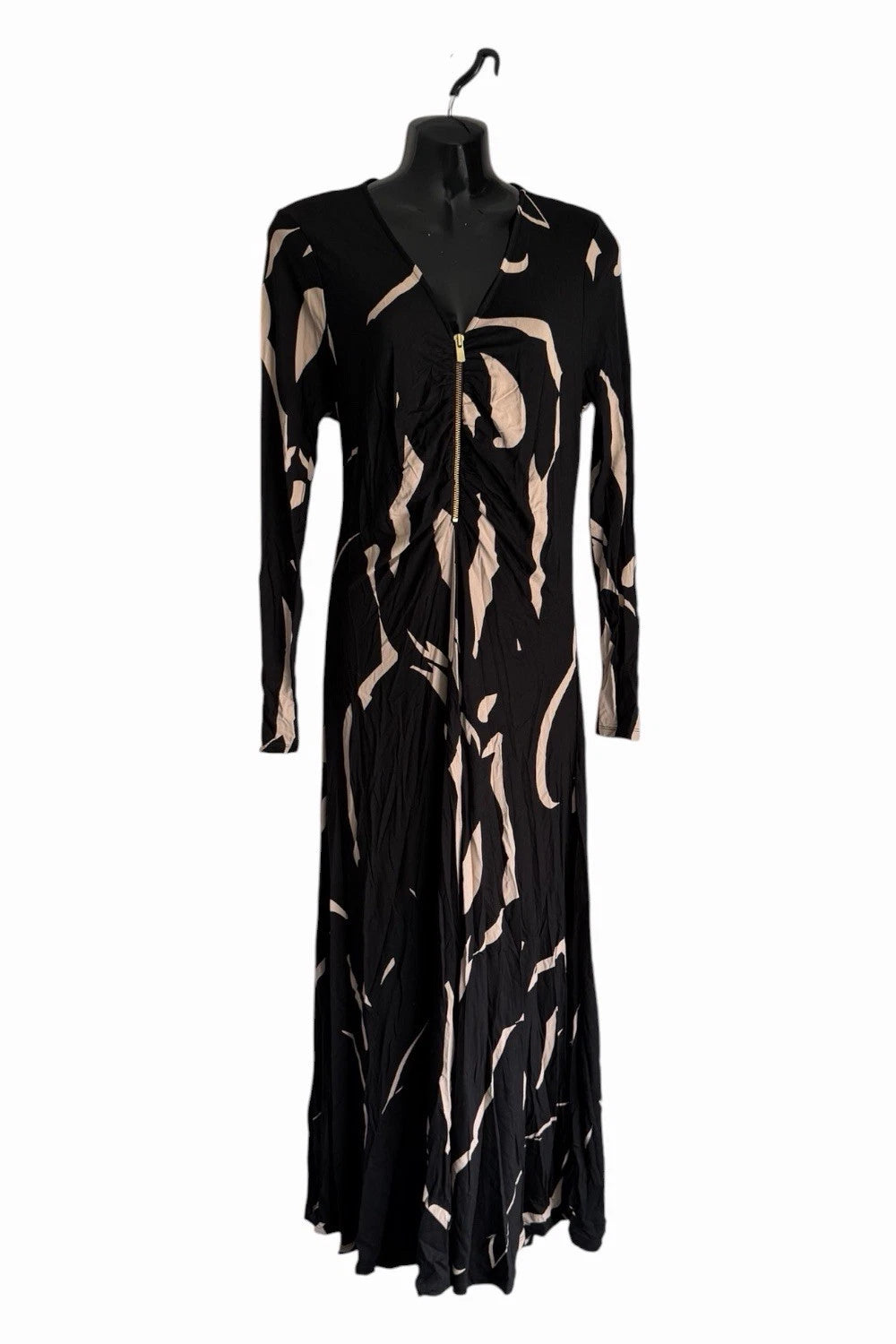 Mint Velvet Ladies Black Maxi Evening Occasion Cruise Event Dress BNWT Size M